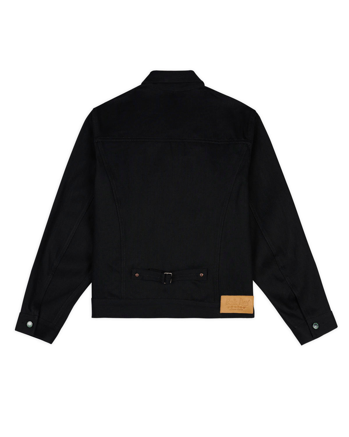Trucker Jacket 13.2oz Selvedge Denim - Solid Black – Brain Dead