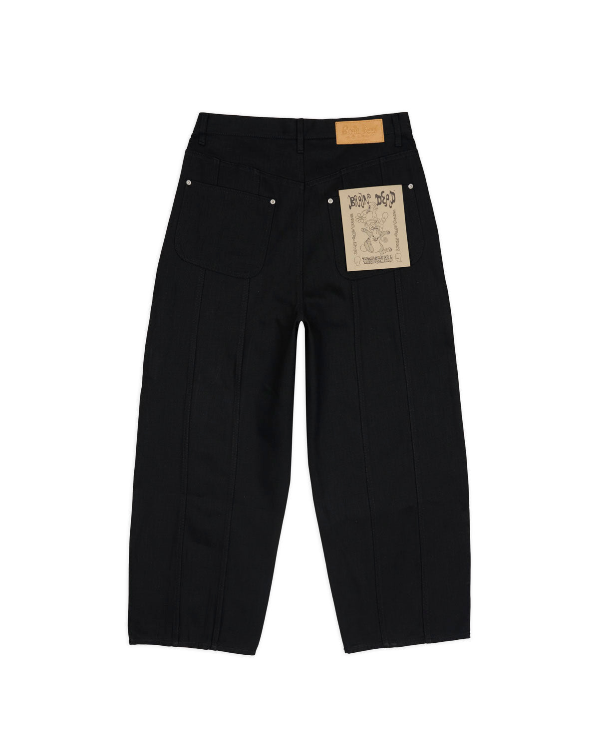 Type 03 14.5oz Denim Pant - Solid Black – Brain Dead