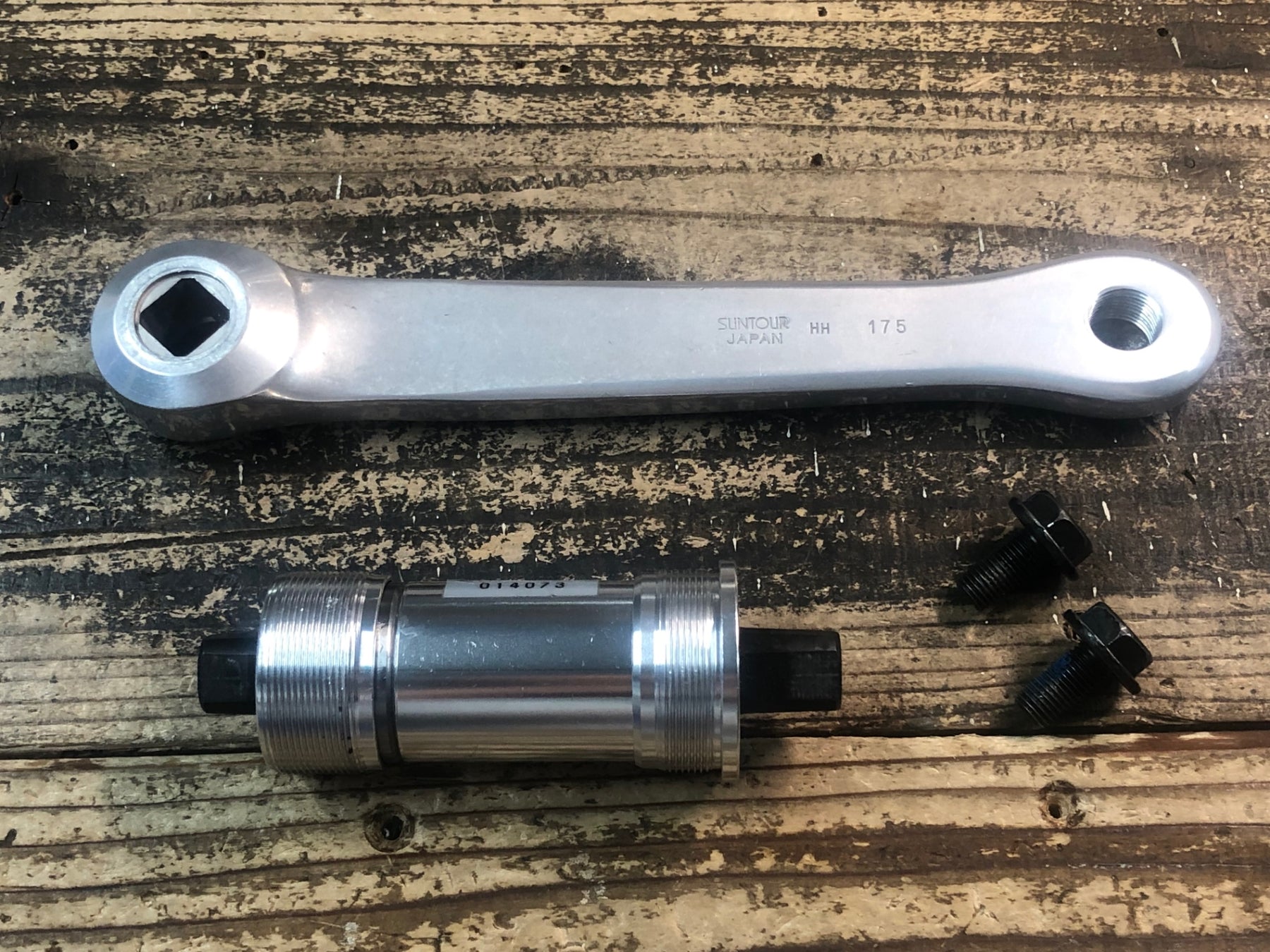 新品】サンツアー SUPERBE PRO クランク 最終型 新品】サンツアー