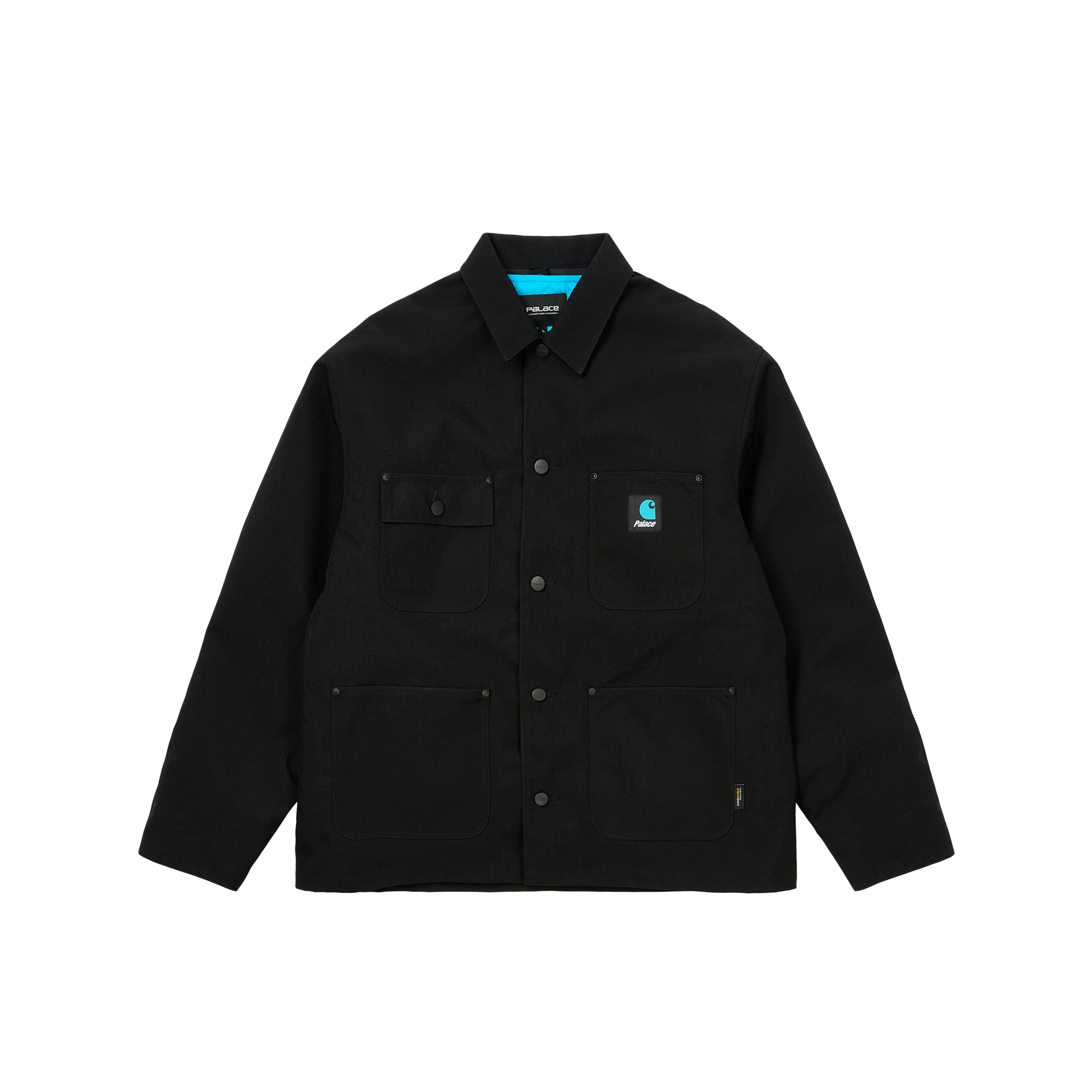 PALACE CARHARTT WIP CHORE COAT BLACK 1 | GO OUT WEB