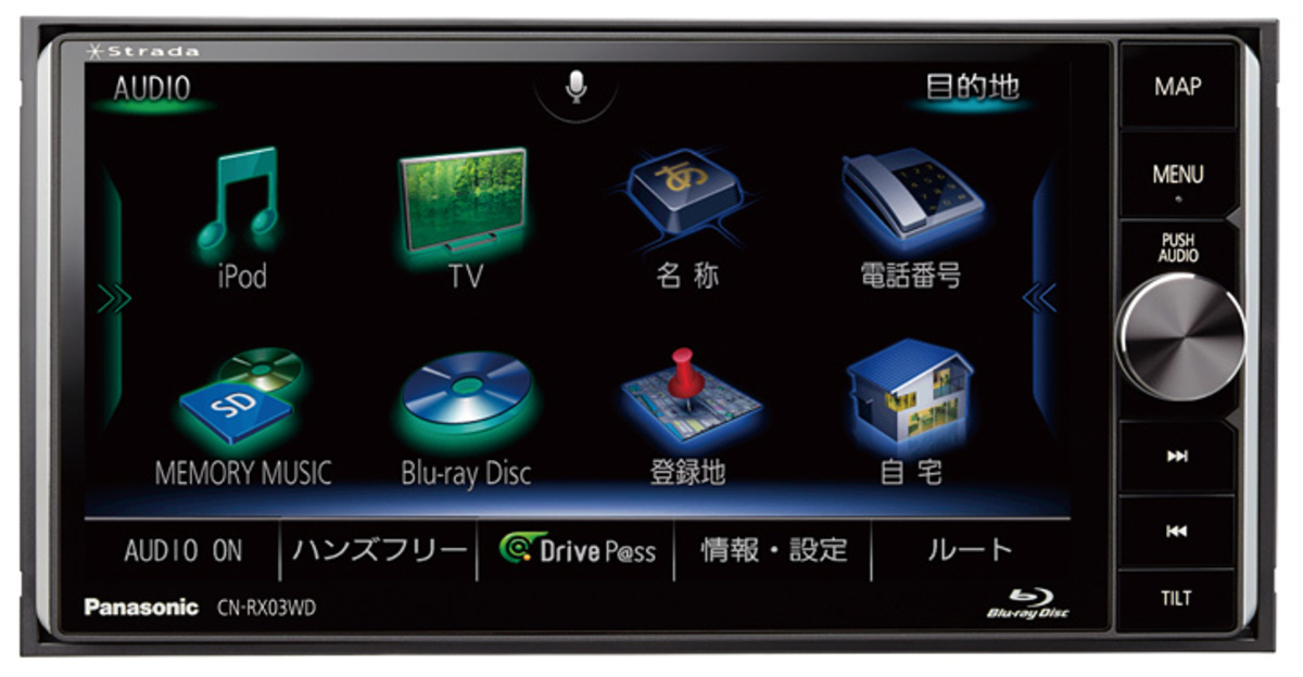 Panasonic CN-Ra03D Bluetoothカーナビ CN-RA03WD PANASONIC カーナビ