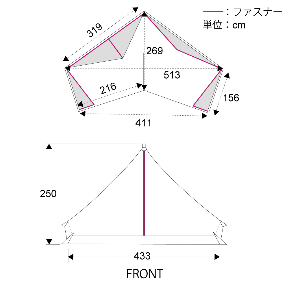 スペシャルディスカウント 】 テンマクデザイン サーカス TC BIG
