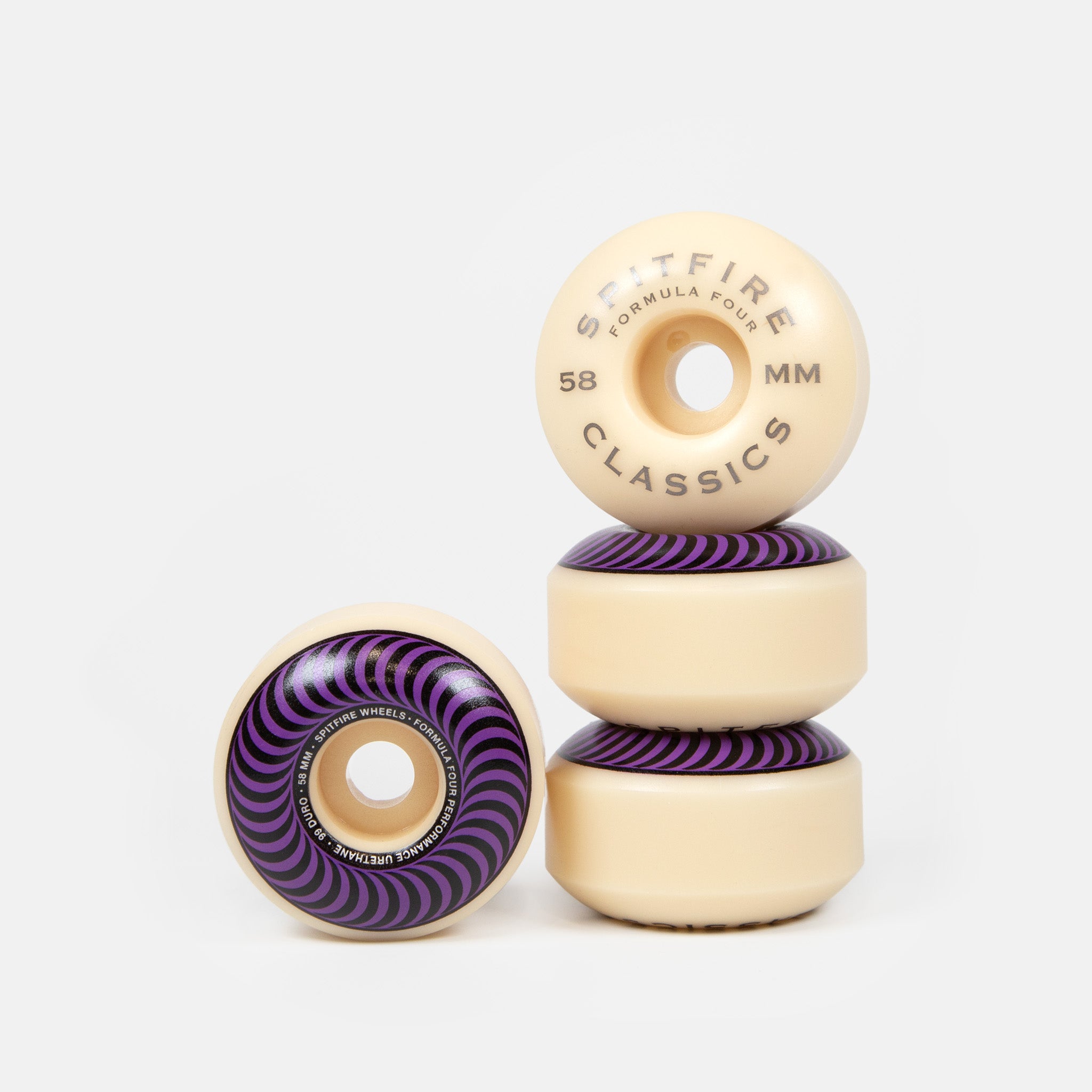 Spitfire - 58mm (99a) Formula Four Classics Skateboard Wheels
