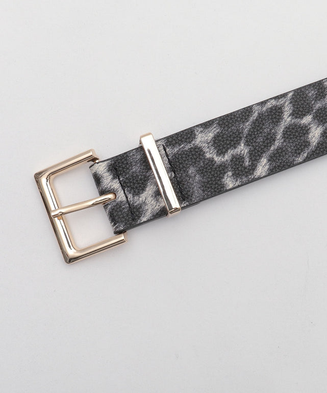Lスクエアバックルレオパードベルト｜WEGO（ウィゴー） – WEGO ONLINE