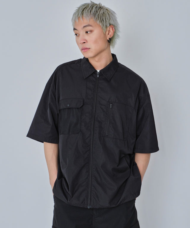 ナイロンメッシュZIPシャツ（SS）｜WEGO（ウィゴー） – WEGO ONLINE STORE