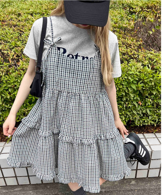 リボンティアードミニキャミワンピース – WEGO ONLINE STORE