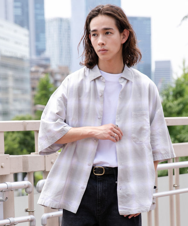 オンブレチェックBIGシャツ｜WEGO（ウィゴー） – WEGO ONLINE STORE