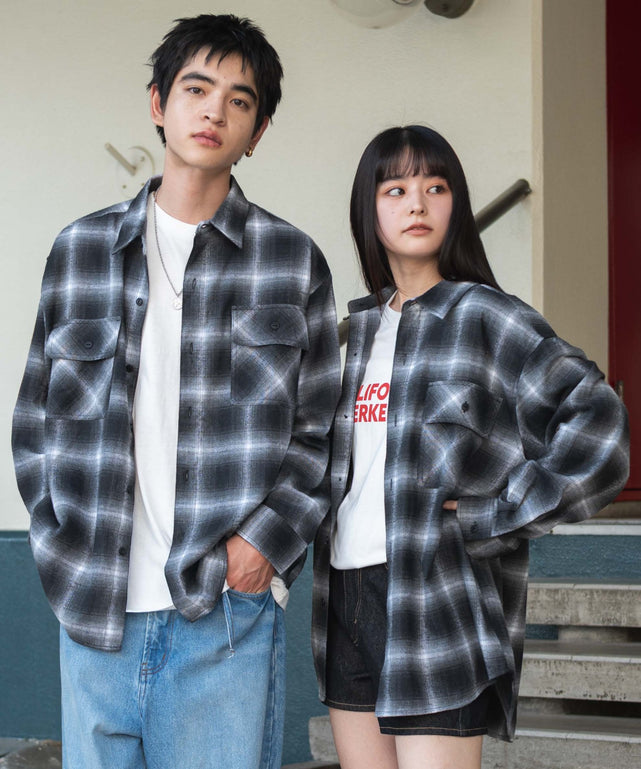 オンブレチェックネルシャツ（LS）｜WEGO（ウィゴー） – WEGO ONLINE STORE