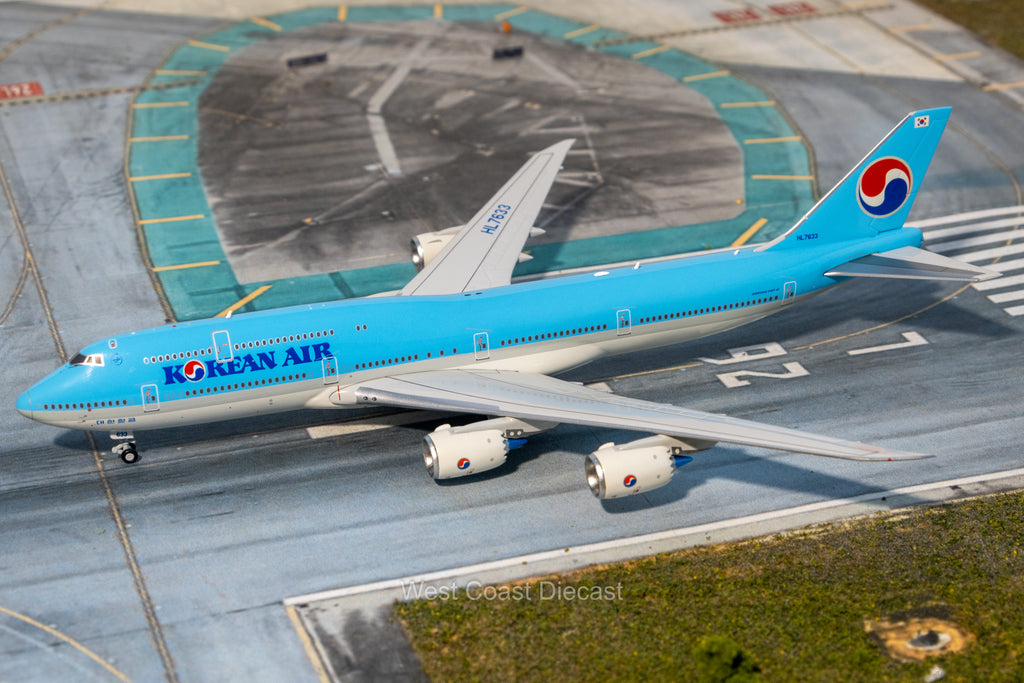 HX Wings 2025 Korean Air Boeing 747-8 “Old Livery” HL7633 – West