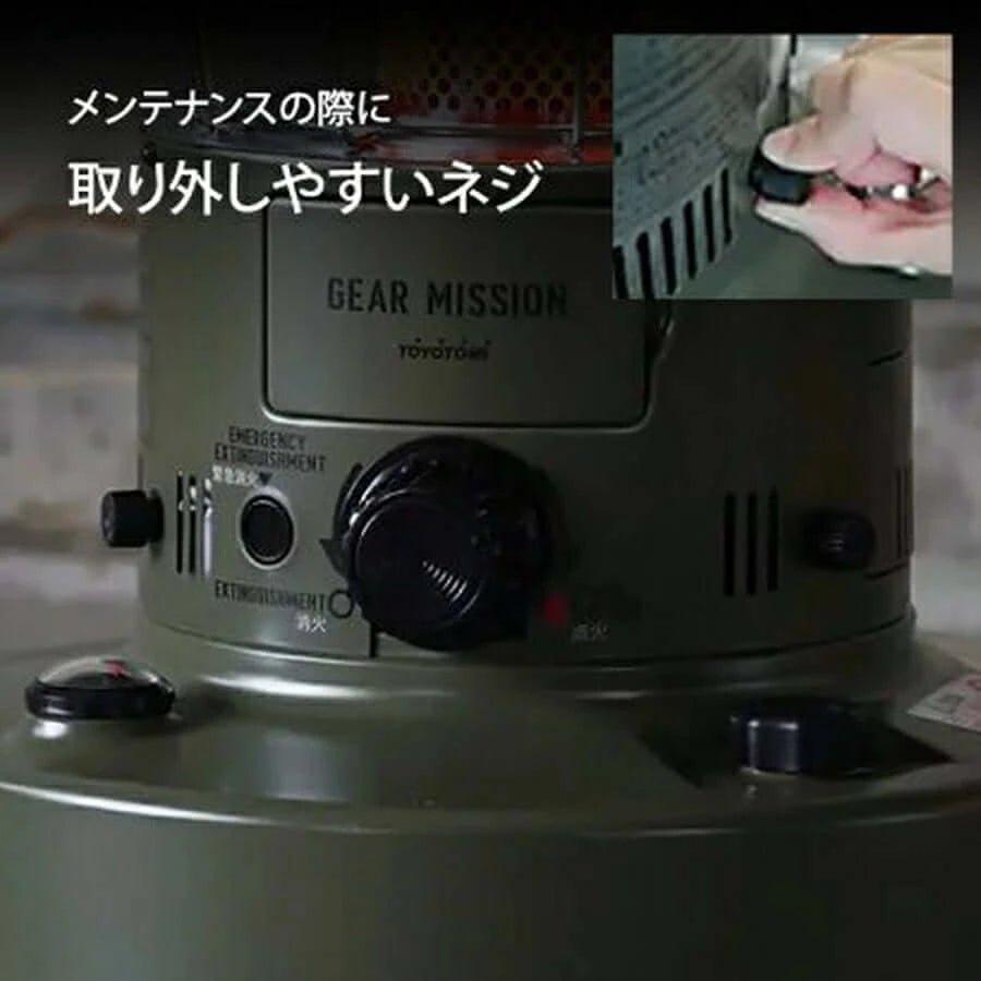 TOYOTOMI-Gear Mission Convection Kerosene Stove-WhoWhy