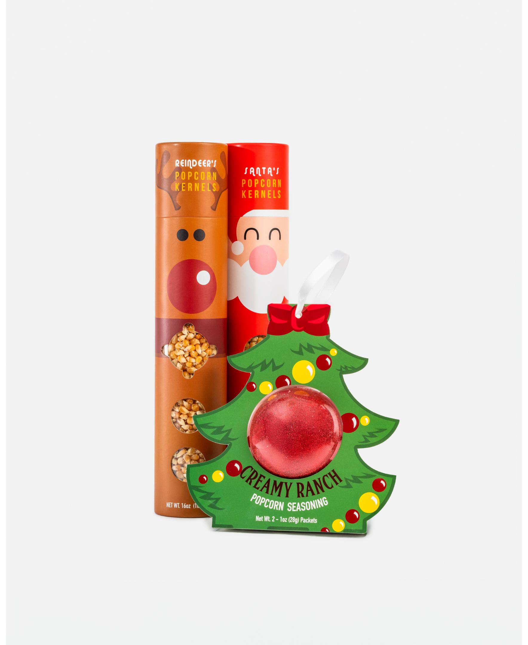 Holiday Popcorn Kernel & Seasoning Gift Sets – Whirley Pop Shop