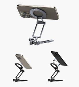 PS-5(SV) マグネット式スマートフォン用折畳スタンド | 株式会社ワイド