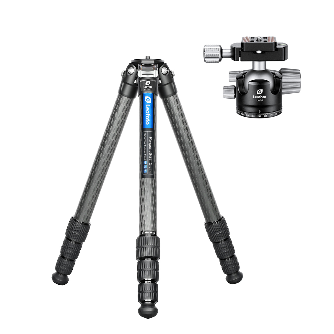 LS-284CL+LH-36 カーボン三脚・雲台セット レンジャーシリーズ Leofoto