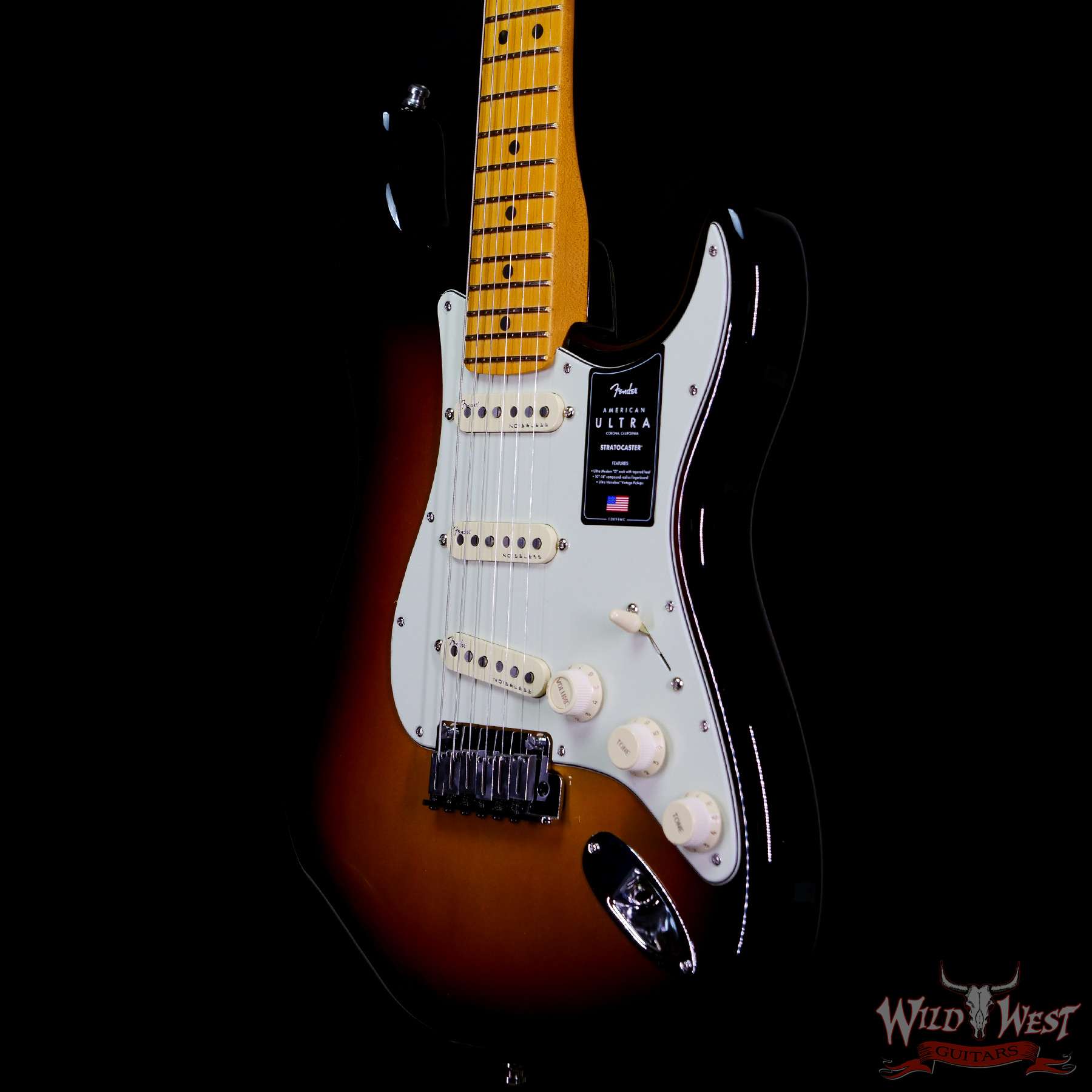 Fender American Ultra Stratocaster SSS Maple Fingerboard with S-1