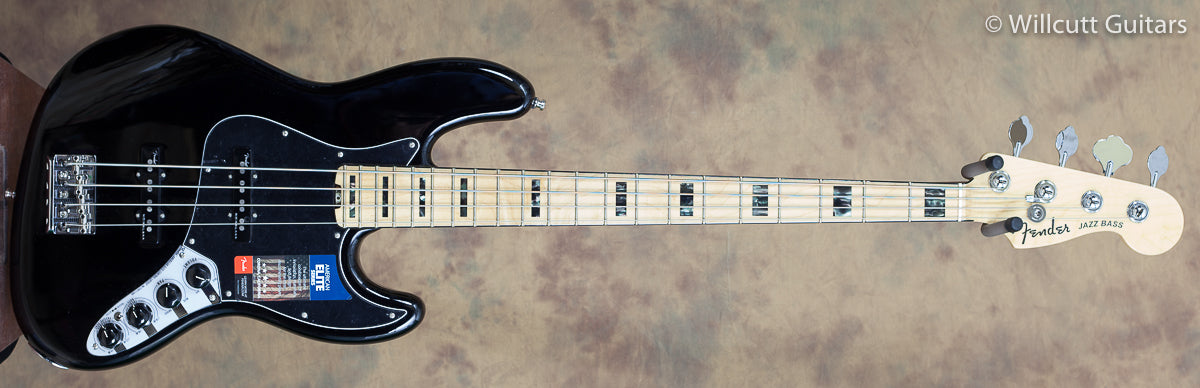 Fender American Elite Jazz Bass Black DEMO - Willcutt Guitars