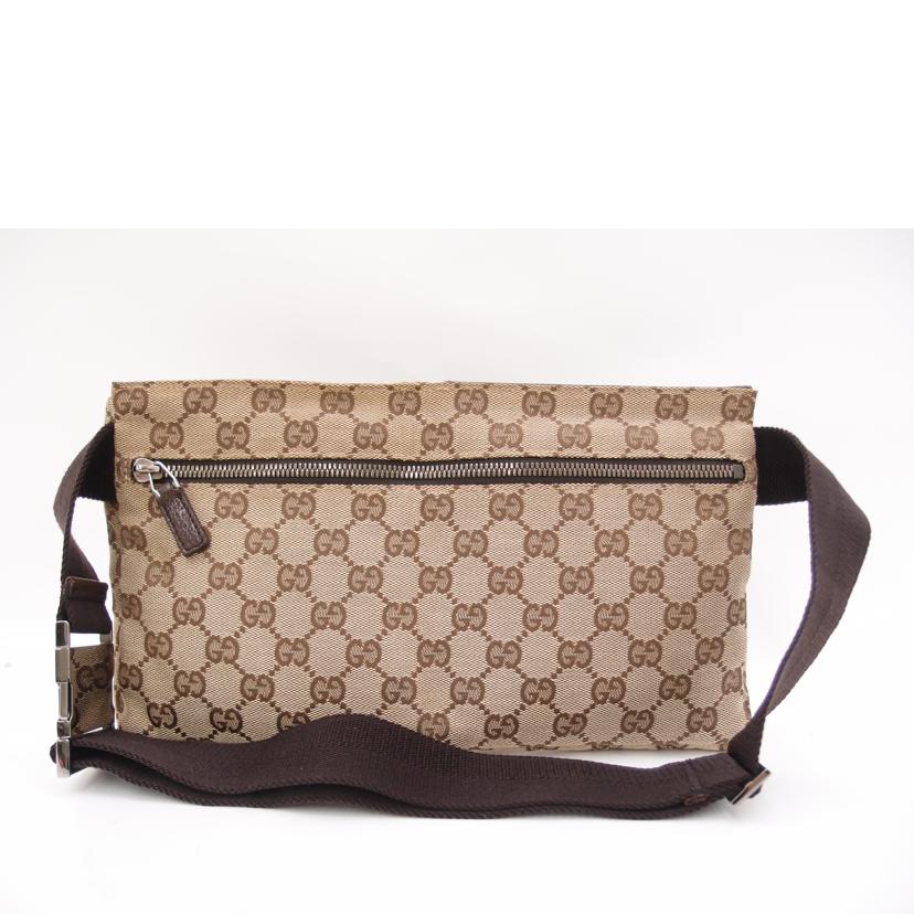 GUCCI グッチ ウエストポーチ 茶 メンズ レディース/ブランド
