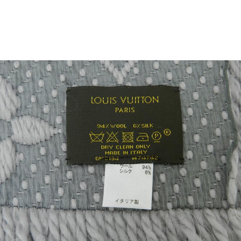LOUIS VUITTON ルイヴィトン マフラー グレー ウール