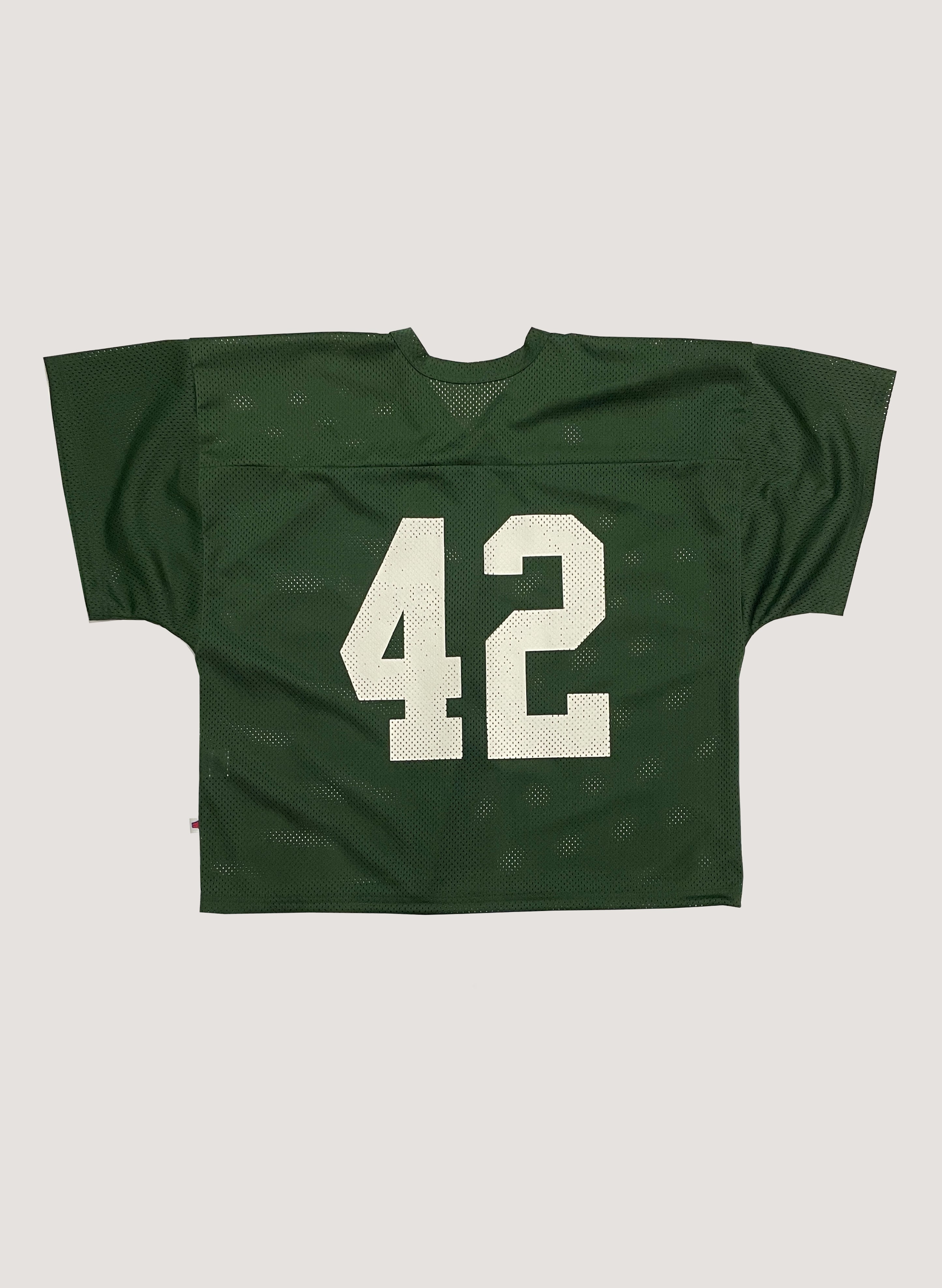 WOODBLOCK 42 MESH FOOTBALL SHIRT GREEN (WB-24SS-071)