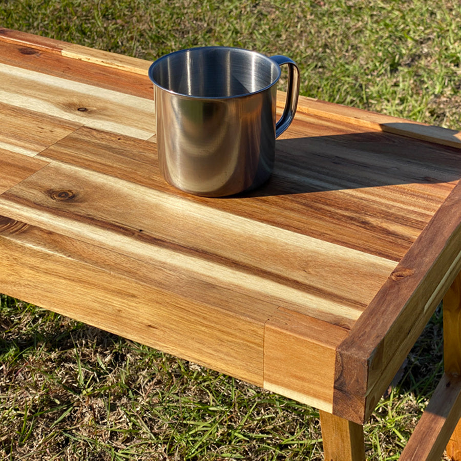 折りたたみ コンパクトテーブル アウトドア アカシア Craftop – Wooden