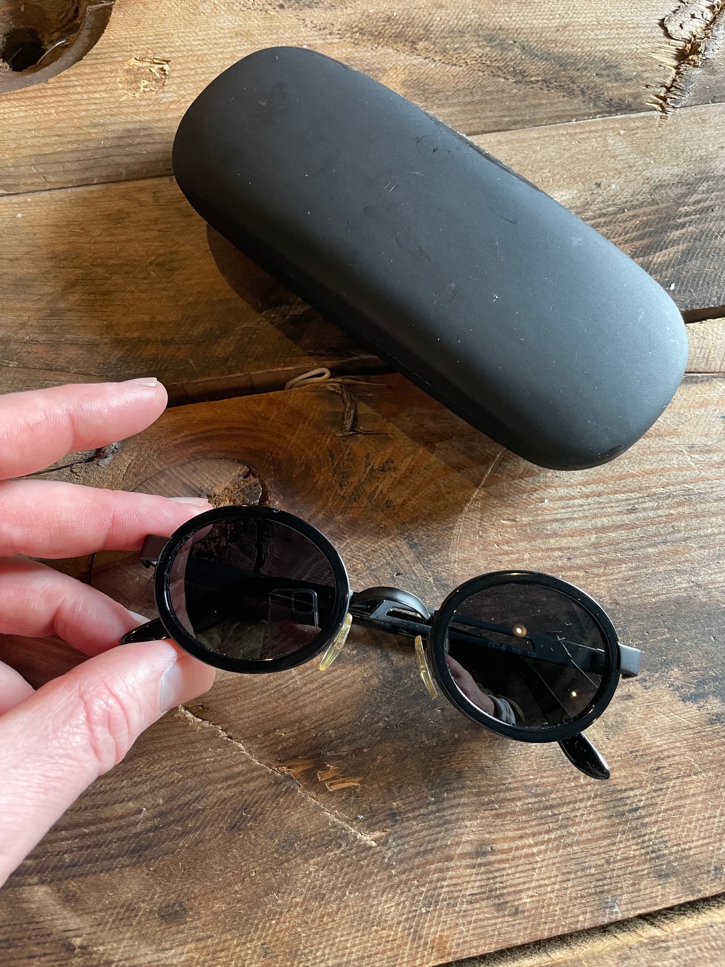 90s Emporio Armani oval sunglasses – workingclassherovintage