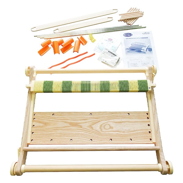 手織りセット 『手織り機 咲きおり 60cm (40羽セット) 57-952』 Clover