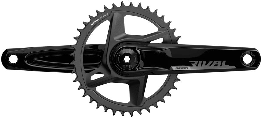SRAM Rival 1 AXS Wide Crankset - 172.5mm, 12-Speed, 40t, 8-Bolt