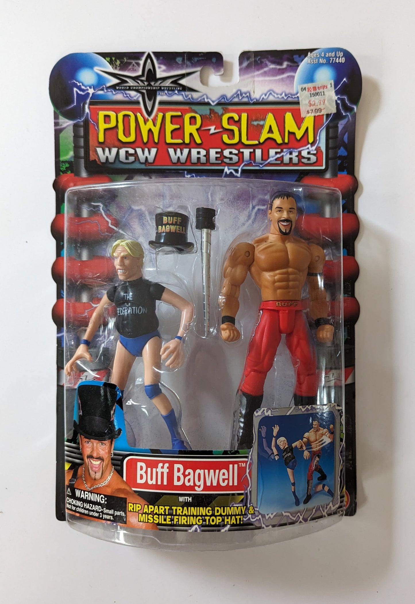 2000 WCW Toy Biz Power Slam Buff Bagwell – Wrestling Figure Database