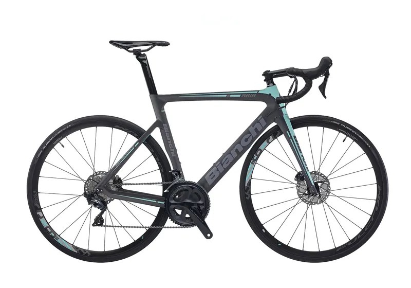 2019 Bianchi Aria DISC Ultegra : A3 Black / Matt Grey / Celeste