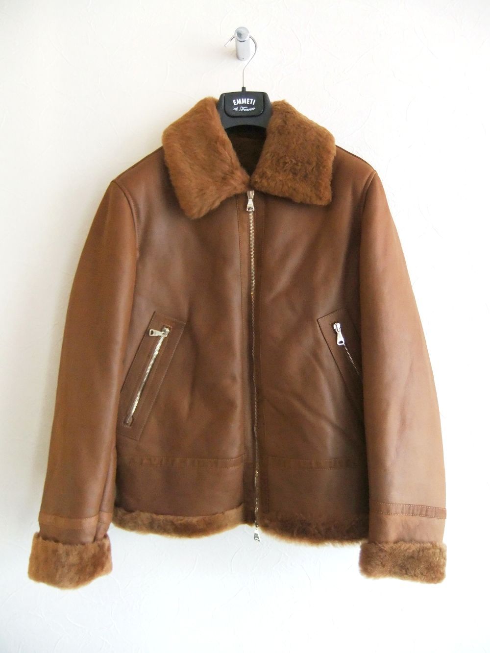 EMMETI - ORWELL SP MOUTON (ブラウン) ムートン B-3 フライト