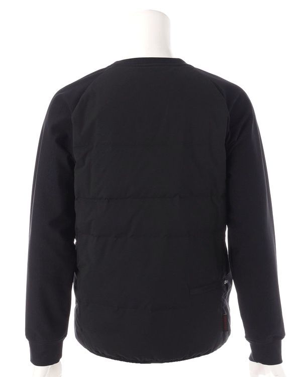 BRIEFING GOLF - MENS TAION DOWN CREW NECK （ブラック） TAION