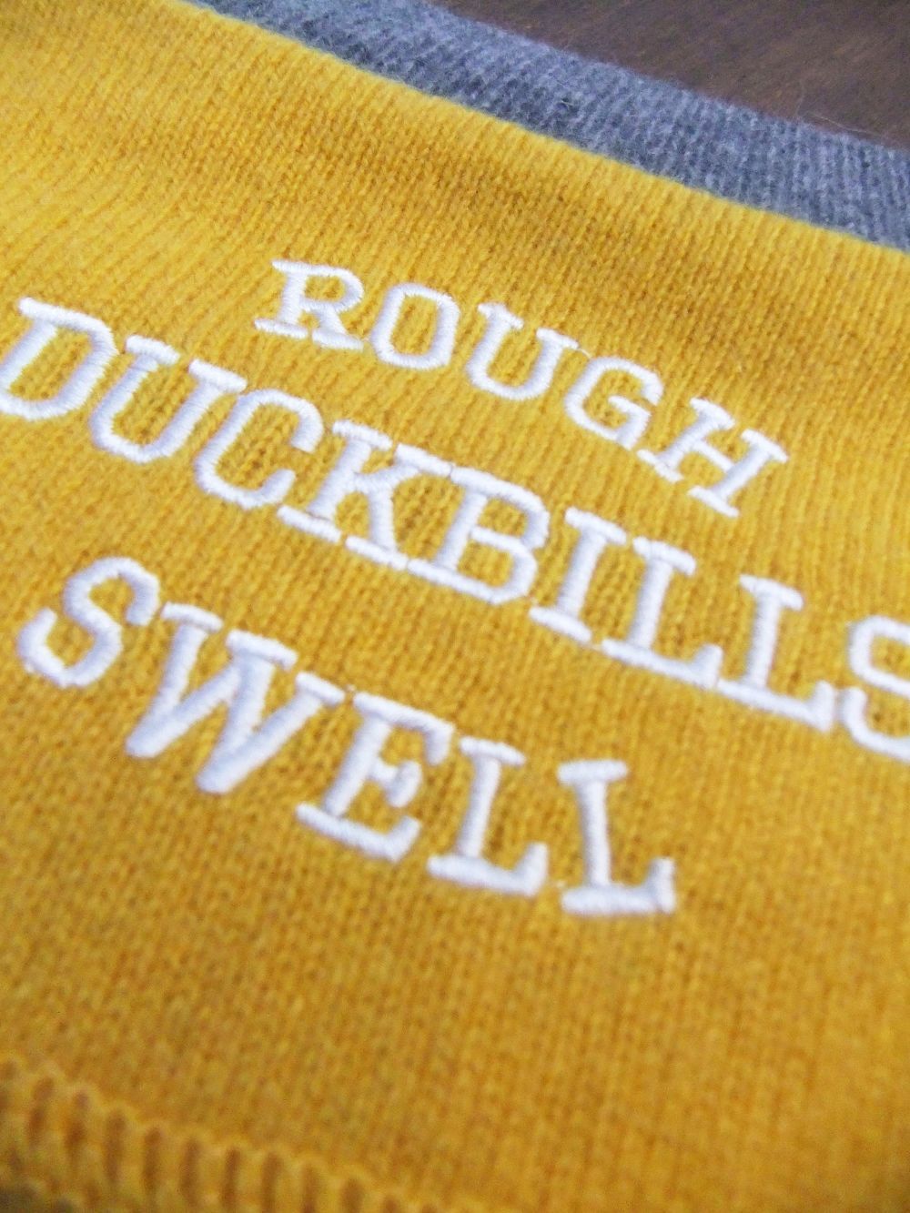 rough & swell - TOUR SWEATER 2022 12G カシミア クルーネック