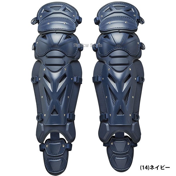 ミズノプロ キャッチャー用レガース Mサイズ ブラック（硬式用