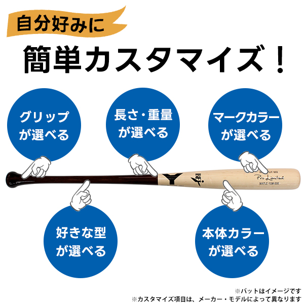 受注生産】【返品不可】 ゼット 硬式木製バット プロステイタス