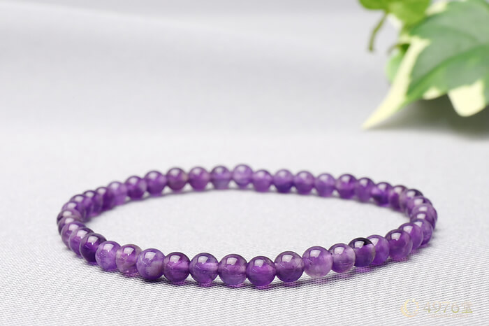 アメジスト ブレスレット 4mm ｜ 天然石通販の4976堂