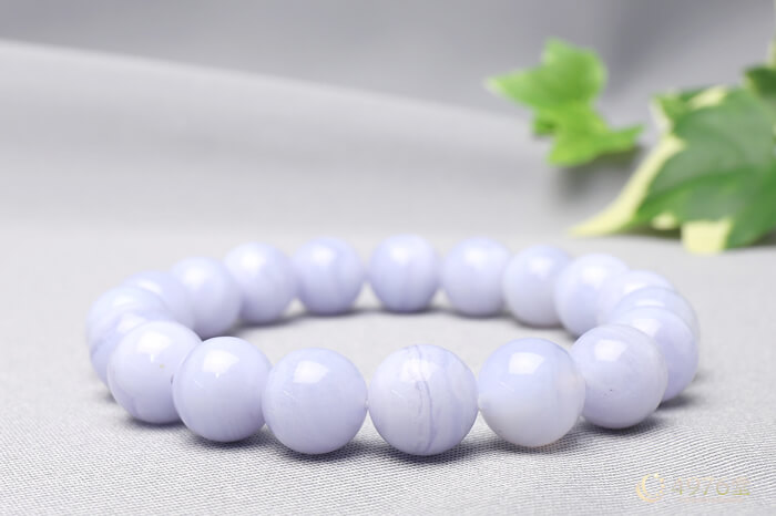 ブルーレースアゲート ブレスレット 10mm ｜ 天然石通販の4976堂