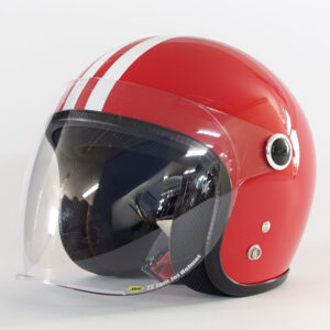 JPK-03 キッズ 2本線 レッド | ジェットヘルメット | 72JAM ジャム