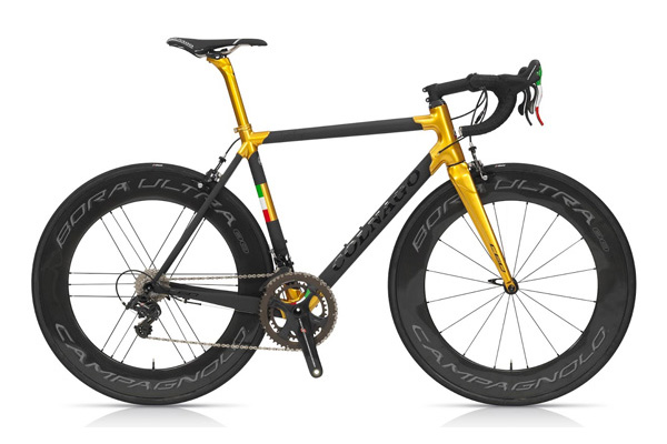 コルナゴ Colnagoトゥークリップ ALE Italy 黒/金 COLNAGO】黒X金