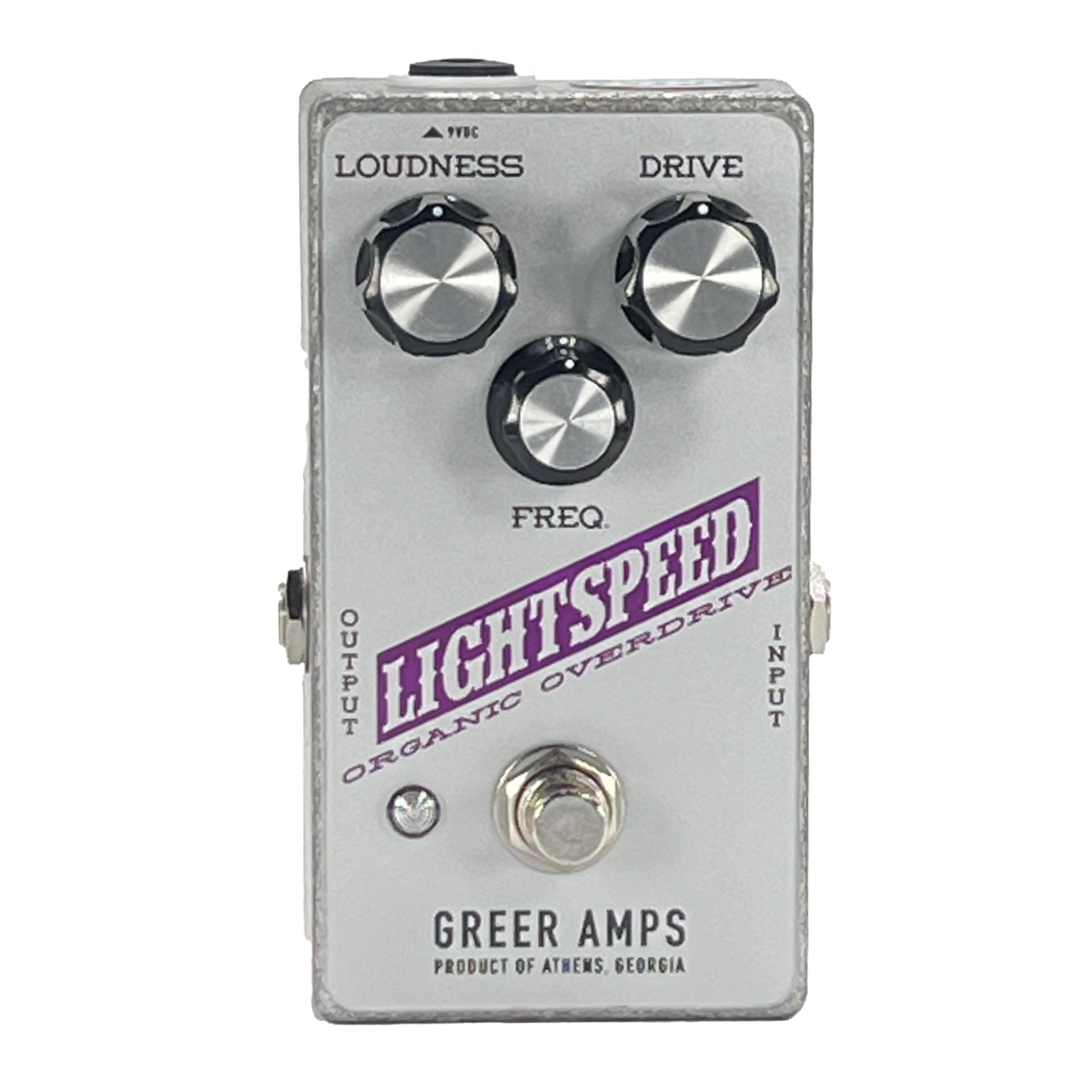 Greer Amps Lightspeed Organic Overdrive - Exclusive Silver/Purple