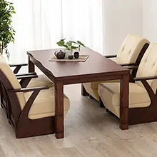 ミッドセンチュリー・モダン カフェスタイルダイニング テーブルの詳細