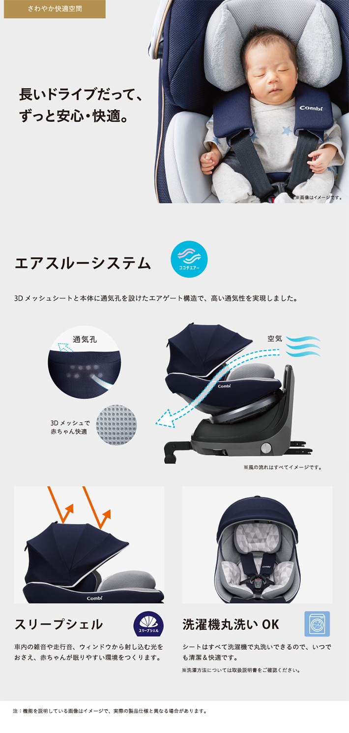 クルムーヴ コンビ チャイルドシート クルムーヴスマート エッグ