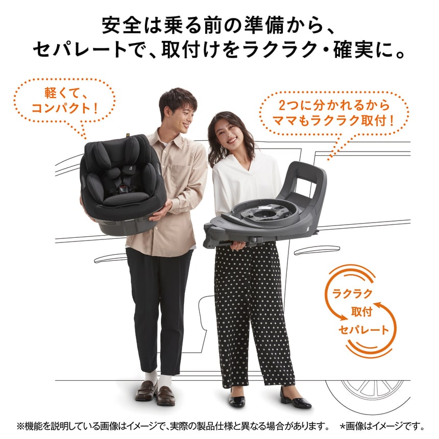 コンビ ホワイトレーベル THE S ISOFIX エッグショック ZC-720｜コンビ