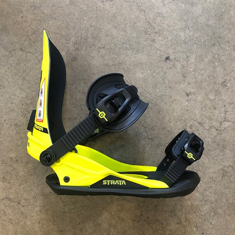 Union Strata 19/20 (Hazard Yellow) Bindings at Emage Colorado, LLC