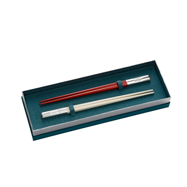 Christofle (クリストフル) Uni Chopsticks(ユニ ペア箸) ルージュ(赤