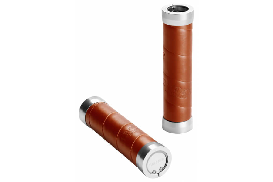Brooks Slender Leather Grips – Condor Cycles