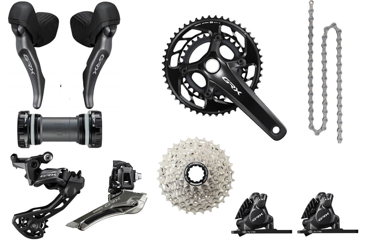 Shimano GRX 820 2x12-Speed Gravel Groupset – Condor Cycles