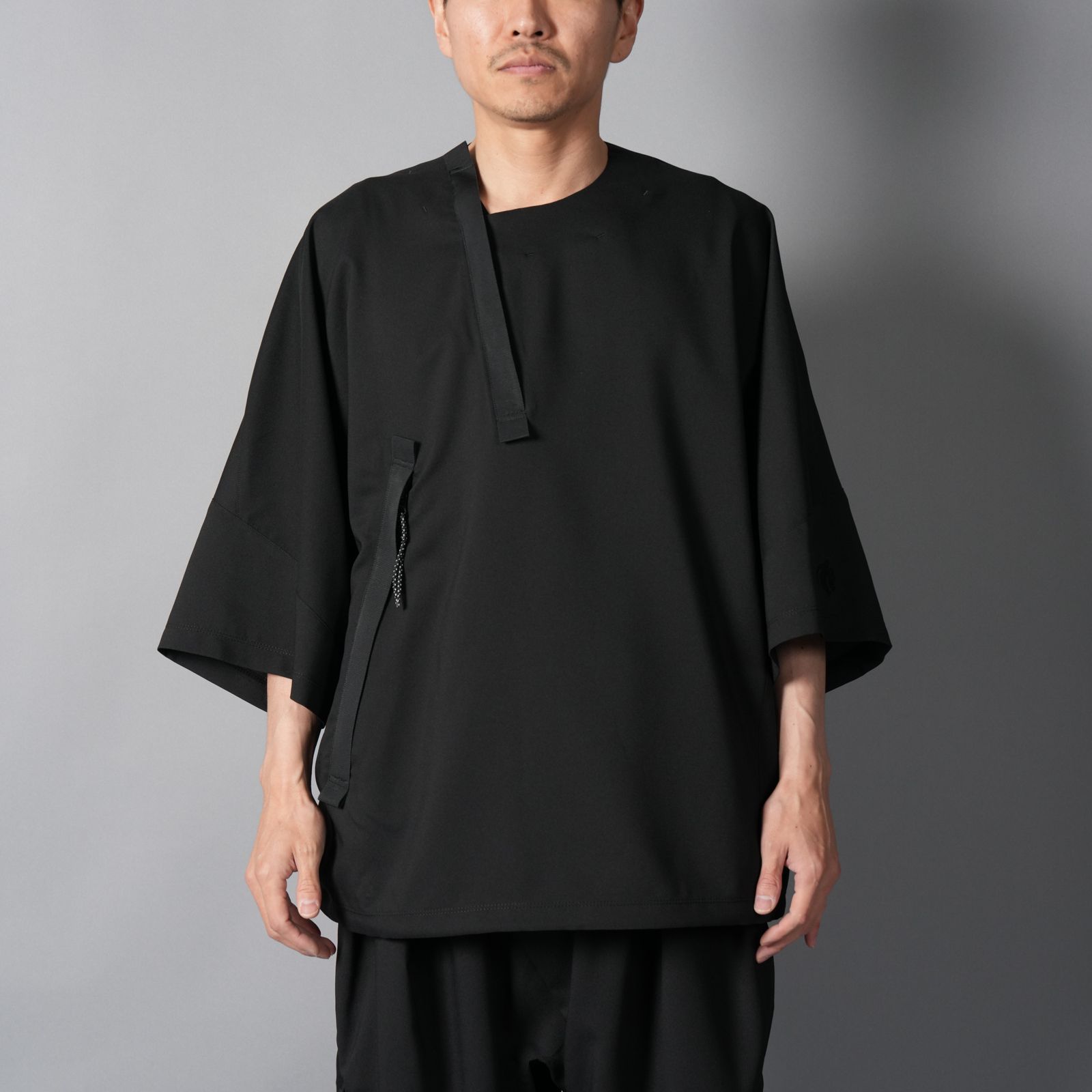 ALMOSTBLACK - 【GHOST】WOVEN WATER-REPELLENT NINJA T-SHIRTS