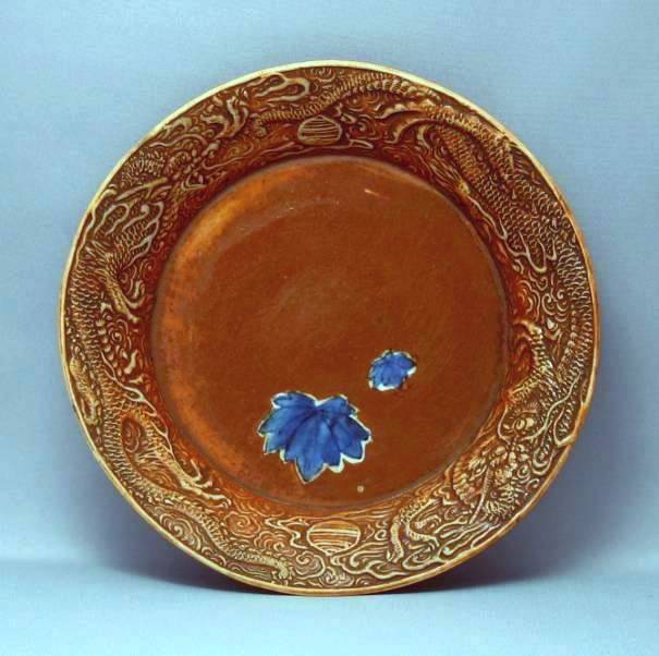 茶道具 九谷焼 古九谷 吸坂手 鷺図丸皿 CC 茶道具 九谷焼 古九谷 吸