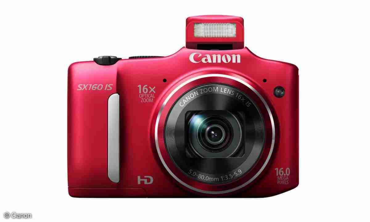Canon Powershot SX 160 IS im Test: Kompaktkamera mit Megazoom