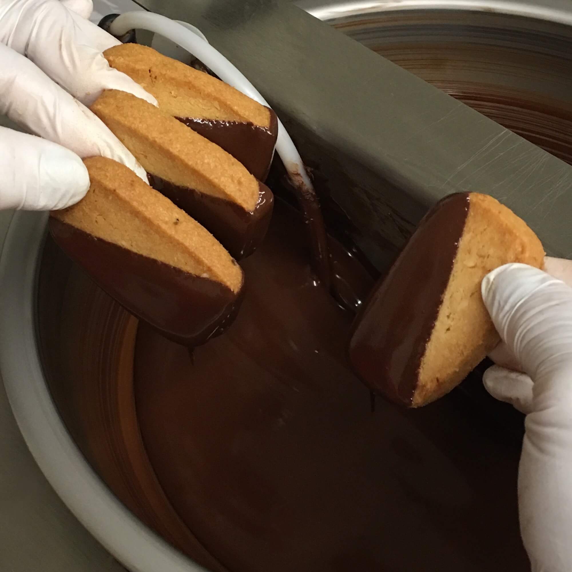 Shortbread Cookies Dark Chocolate Dipped – Cookie Corner Hawaii