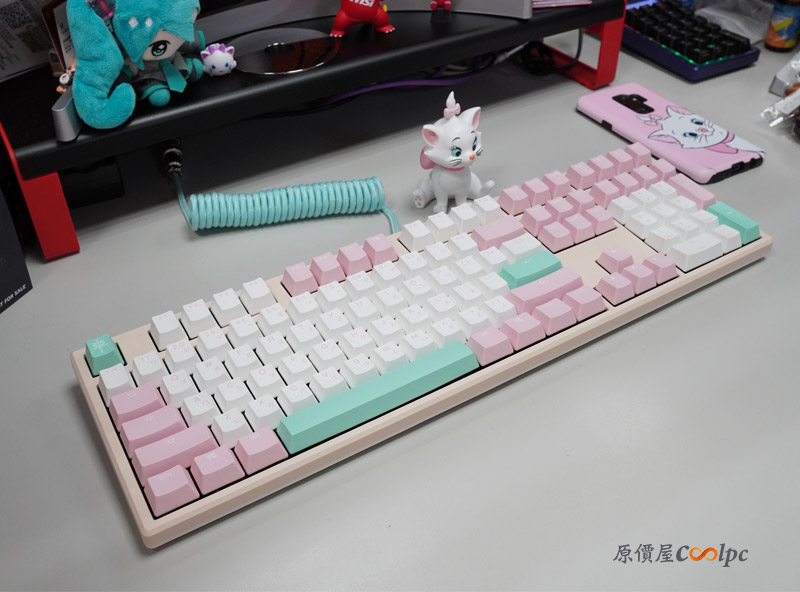 開箱】甜到心坎上的！Ducky Zero 9108芝芝桃桃機械式鍵盤/櫻桃軸桃氣